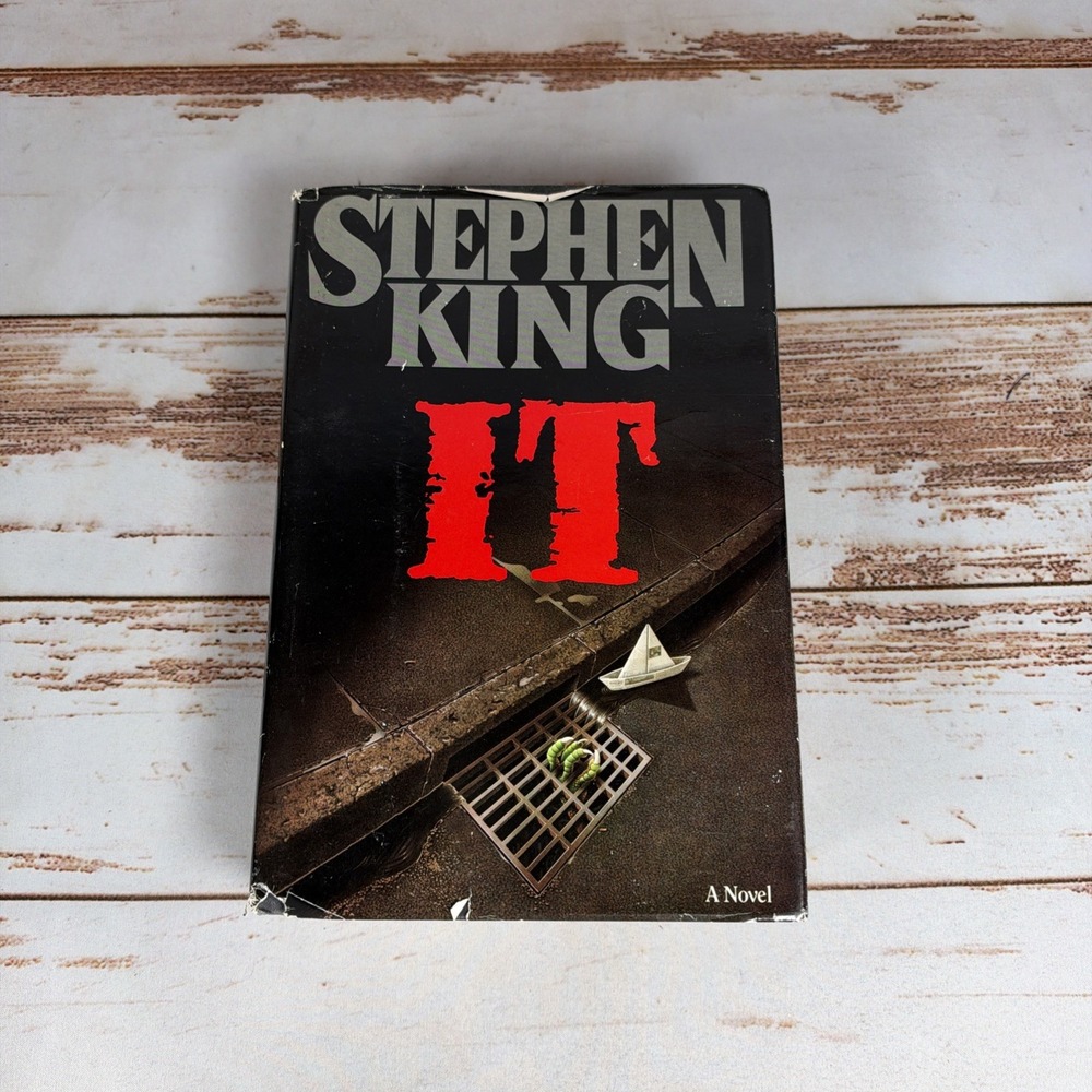 IT Stephen King 1986 First Edition 1st Printing Hardcover Viking Dust Jacket